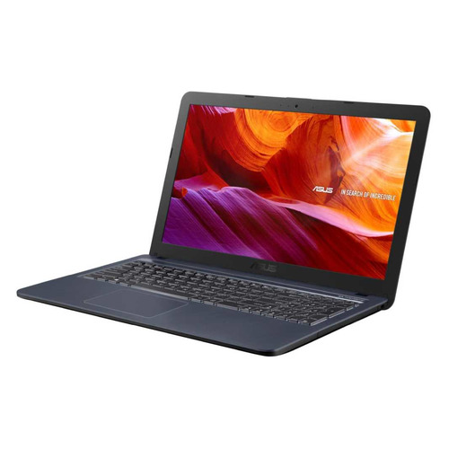 

Ноутбук ASUS VivoBook X543UA-DM1469T, 15.6", Intel Core i3 7020U 2.3ГГц, 4Гб, 1000Гб, Intel HD Graphics 620, Windows 10, 90NB0HF7-M20750, серый