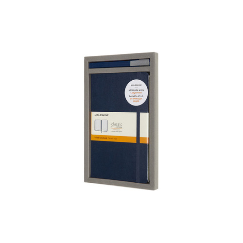 

Набор Moleskine Bundle Vertical блокнот/ручка блокн.:Classic Large линейка синий, Bundle Vertical