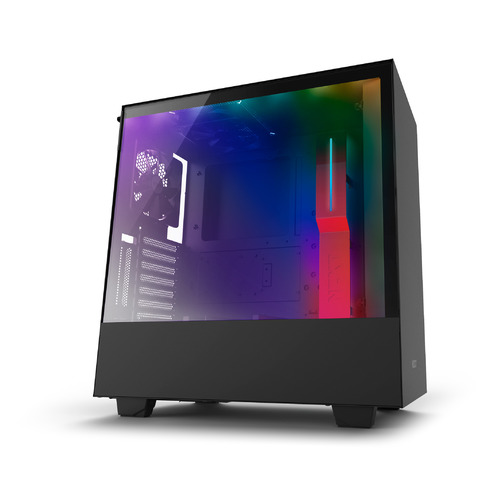 

Корпус ATX NZXT H500i CA-H500W-BR, Midi-Tower, без БП, черный и красный