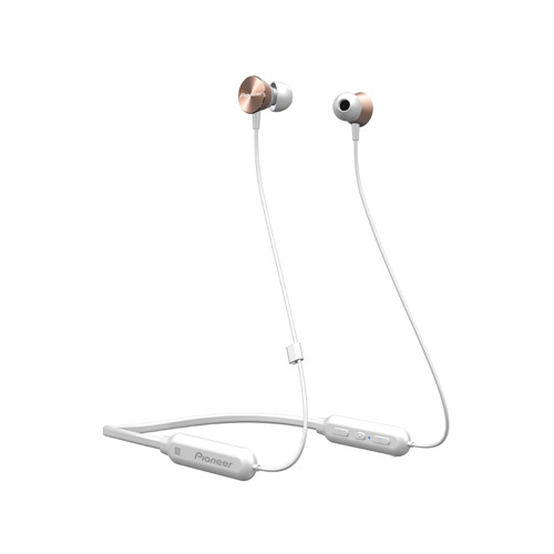 Наушники с микрофоном PIONEER SE-QL7BT-P, Bluetooth, вкладыши, розовый
