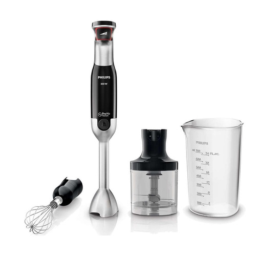 

Блендер PHILIPS HR1676, погружной, черный/стальной