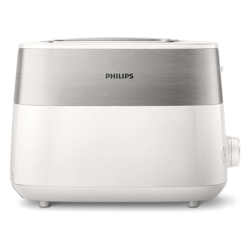 

Тостер PHILIPS HD2515, белый/стальной [hd2515/00], HD2515