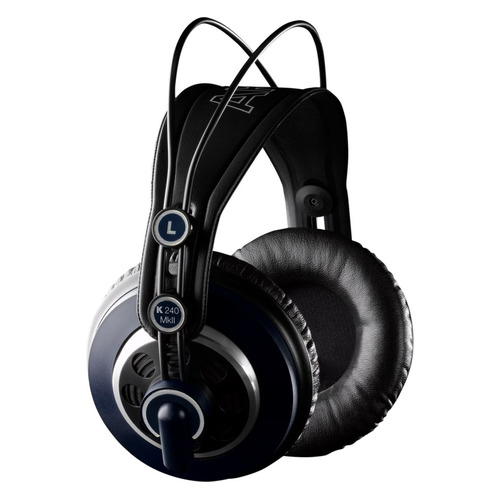 

Наушники AKG K240 MKII, 3.5 мм/6.3 мм, мониторные, черный [2058x00190], K240 MKII