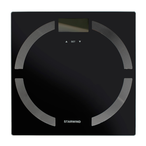 Напольные весы StarWind SSP6051, до 180кг, цвет: черный
