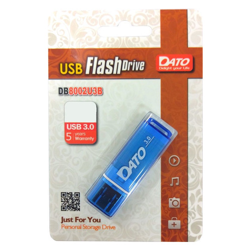 фото Флешка usb dato db8002u3 32гб, usb3.0, синий [db8002u3b-32g]