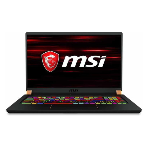 

Ноутбук MSI GS75 Stealth 8SE-039RU, 17.3", IPS, Intel Core i7 8750H 2.2ГГц, 16Гб, 256Гб SSD, nVidia GeForce RTX 2060 - 6144 Мб, Windows 10, 9S7-17G111-039, черный