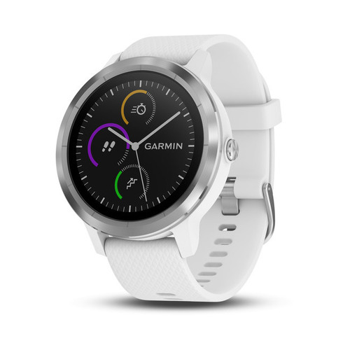 фото Смарт-браслет garmin vivoactive 3, 1.2", белый / белый [010-01769-22]