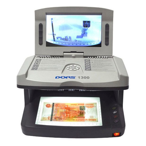 

Детектор банкнот Dors 1300 М2 FRZ-019225 просмотровый мультивалюта, Серый