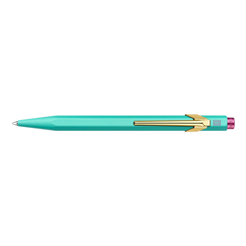 

Ручка шариковая Carandache Office 849 Claim your style (849.544) бирюзовый матовый M синие чернила п