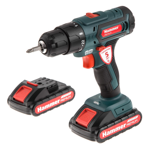 

Дрель-шуруповерт HAMMER ACD143Li 2.0 Premium, 2Ач, с двумя аккумуляторами [545448]