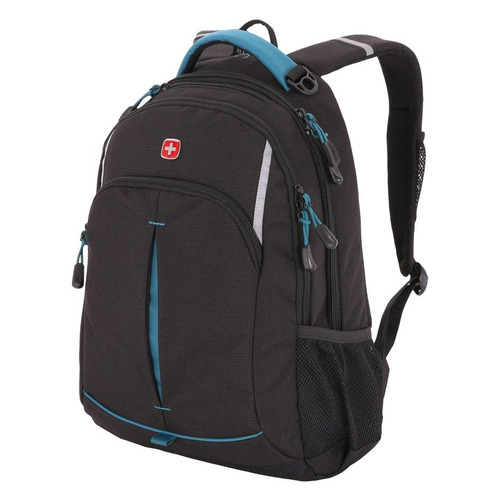 

Рюкзак Wenger 3165206408-2 черный/бирюзовый 32x46x15см 22л. 0.7кг.