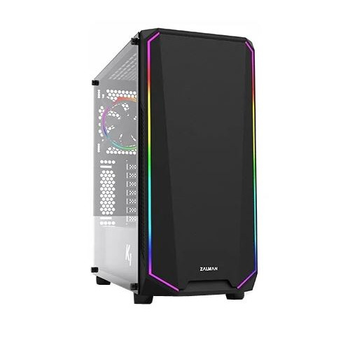 

Корпус ATX ZALMAN K1, Midi-Tower, без БП, черный