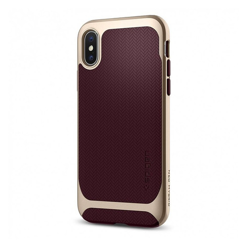

Чехол (клип-кейс) Spigen Neo Hybrid, для Apple iPhone X/XS, бордовый [057cs22168]