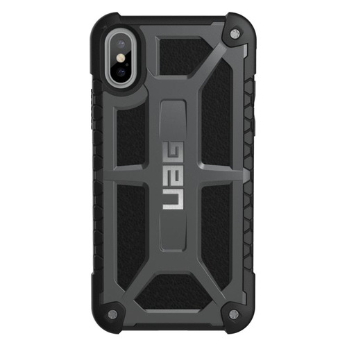 

Чехол (клип-кейс) UAG Monarch, для Apple iPhone X/XS, графит [iphx-m-gr]