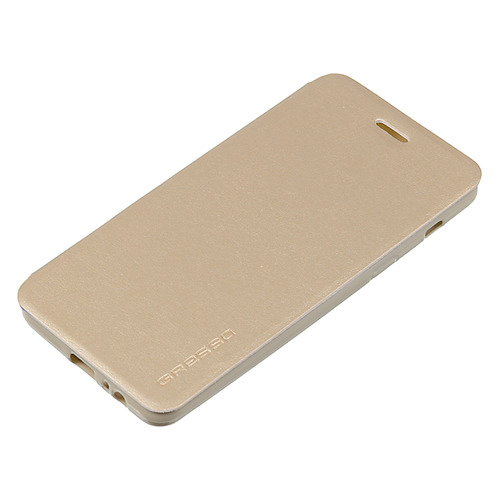 

Чехол (флип-кейс) GRESSO Atlant, для Samsung Galaxy A8, золотистый [gr15atl076]