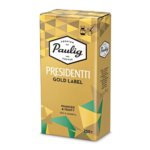 

Кофе молотый PAULIG Presidentti Gold Label, 250 гр [17650], Presidentti Gold Label