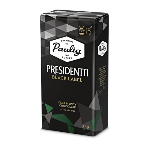 

Кофе молотый PAULIG Presidentti Black Label, 250 гр [16748], Presidentti Black Label