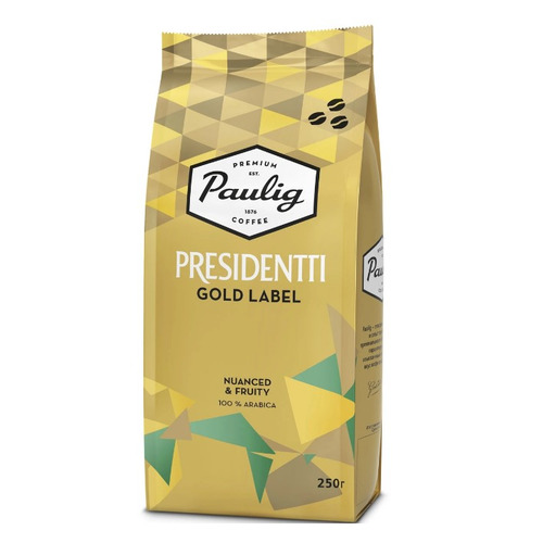 

Кофе зерновой PAULIG Presidentti Gold Label, 250 гр [17651], Presidentti Gold Label