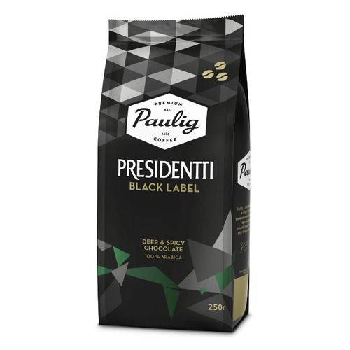 

Кофе зерновой PAULIG Presidentti Black Label, 250 гр [17653], Presidentti Black Label