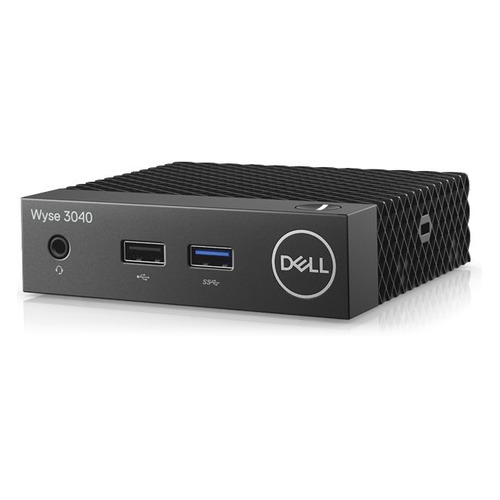

Тонкий клиент DELL WYSE Thin 3040, Intel DDR3L 2Гб, 16Гб(SSD), Intel HD Graphics 400, ThinLinux, черный [210-alek]