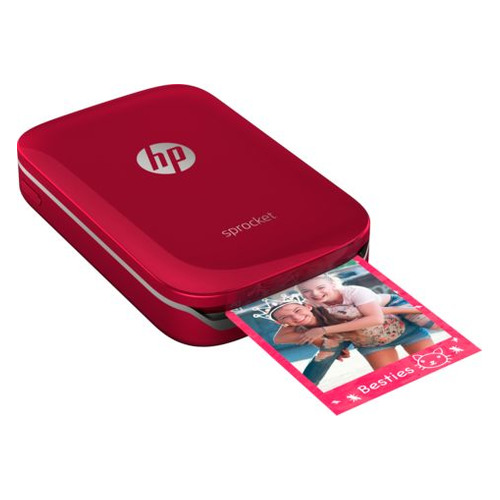 

Компактный фотопринтер HP Sprocket, красный [z3z93a]