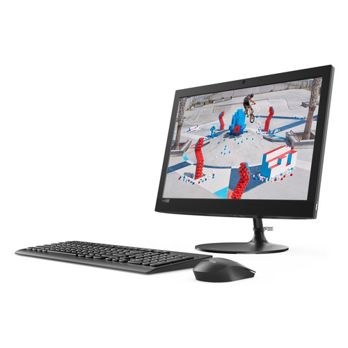 фото Моноблок lenovo ideacentre 330-20ast, 19.5", amd a4 9125, 4гб, 1000гб, amd radeon r3, dvd-rw, noos, черный [f0d8004nrk]