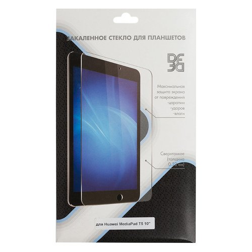 

Защитное стекло DF hwSteel-44 для Huawei MediaPad T5, 10", 1 шт, hwSteel-44