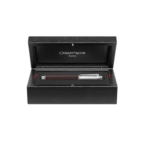 фото Ручка шариков. carandache varius ebony silver plated (4480.086) подар.кор.