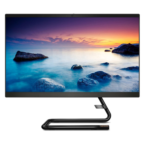 фото Моноблок lenovo ideacentre a340-22igm, 21.5", intel pentium silver j5005, 4гб, 1000гб, intel uhd graphics 605, dvd-rw, windows 10 home, черный [f0ea000nrk]