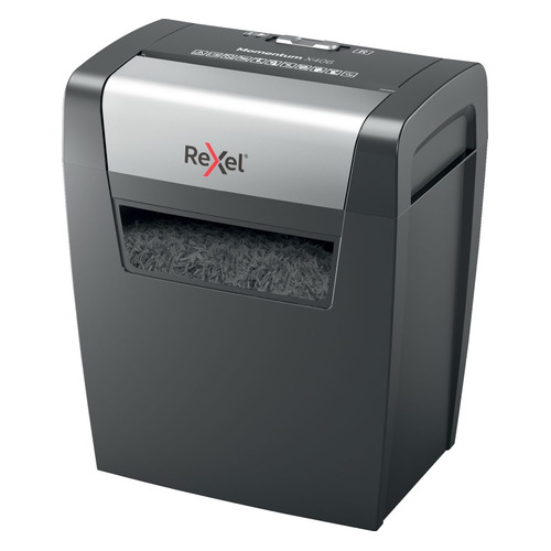 

Уничтожитель бумаг Rexel Momentum X406, P-4, 4х30 мм, 6 лист. одновременно, 15л [2104569eu], X406