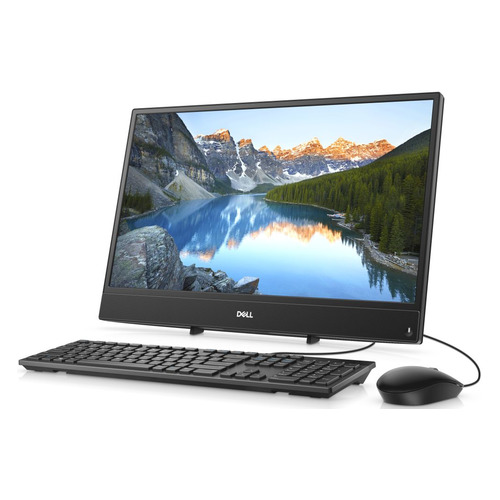 фото Моноблок dell inspiron 3480, 23.8", intel core i3 8145u, 4гб, 1000гб, intel uhd graphics 620, linux, черный [3480-4232]