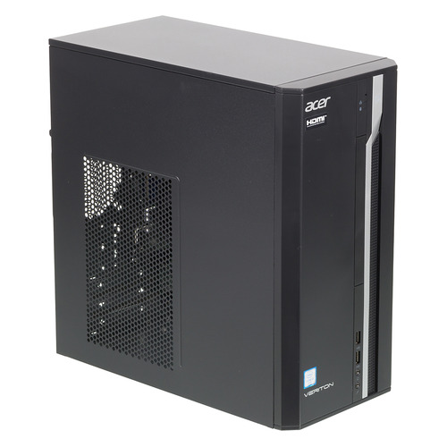 фото Компьютер acer veriton es2710g, intel core i3 6100, ddr4 8гб, 1000гб, intel hd graphics 530, free dos, черный [dt.vqeer.080]