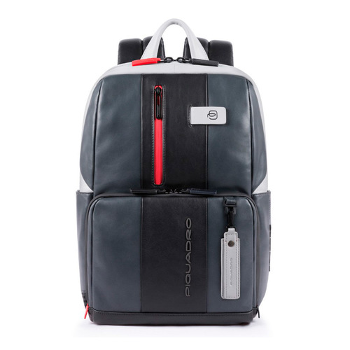 

Рюкзак Piquadro Urban CA3214UB00BM/GRN серый/черный натур.кожа