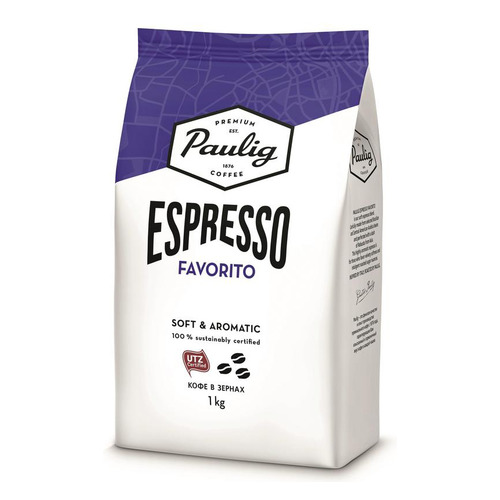 

Кофе зерновой PAULIG Espresso Favorito, темная обжарка, 1000 гр [17196], Espresso Favorito