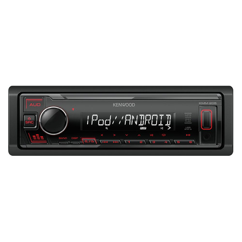 фото Автомагнитола kenwood kmm-205, usb