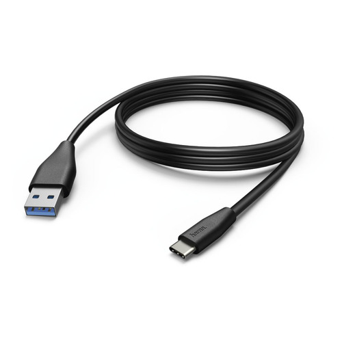 фото Кабель hama 00183343, usb type-c (m) - usb (m), 3м, черный