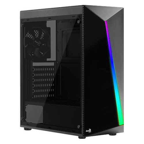 

Корпус ATX Aerocool Shard A-BK-v, Midi-Tower, без БП, черный [accm-pv14012.11], Shard A-BK-v