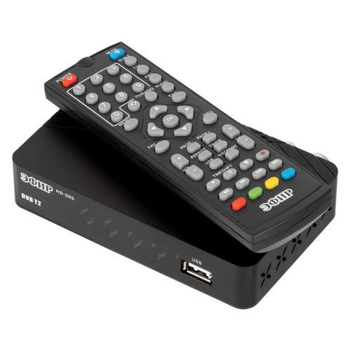 

Ресивер DVB-T2 Сигнал Эфир HD-505, черный, Эфир HD-505