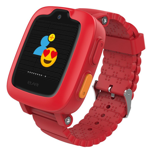 

Смарт-часы ELARI KidPhone-3G, 15мм, 1.3", красный / красный