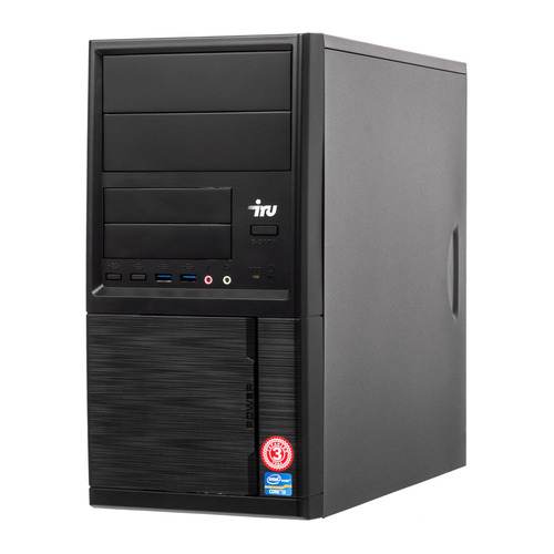 фото Компьютер iru office 110, intel celeron j3355, ddr3 4гб, 120гб(ssd), intel hd graphics 500, windows 10 home, черный [1122620]