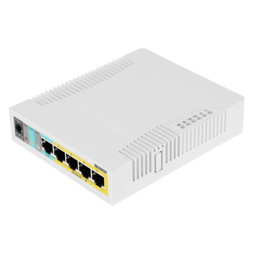 

Коммутатор MikroTik RB260GSP CSS106-1G-4P-1S 5G 1SFP 5PoE управляемый, RB260GSP