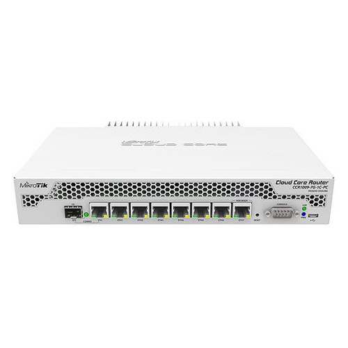 

Роутер MIKROTIK CCR1009-7G-1C-1S+PC, CCR1009-7G-1C-1S+PC