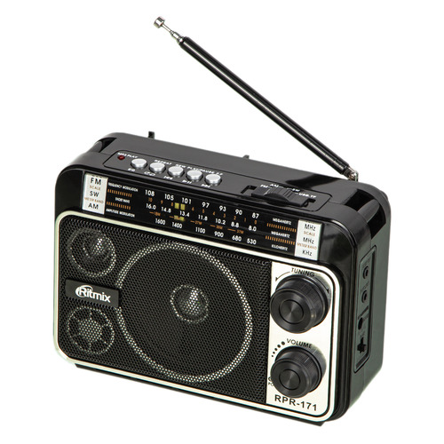 

Радиоприемник Ritmix RPR-171, черный, RPR-171