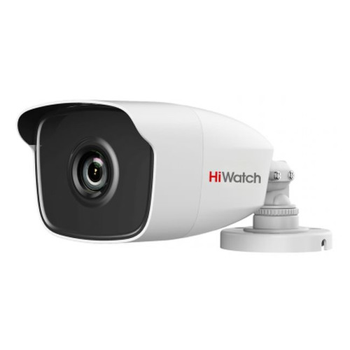 

Камера видеонаблюдения аналоговая HIWATCH DS-T220, 1080p, 6 мм, белый [ds-t220 (6 mm)], DS-T220