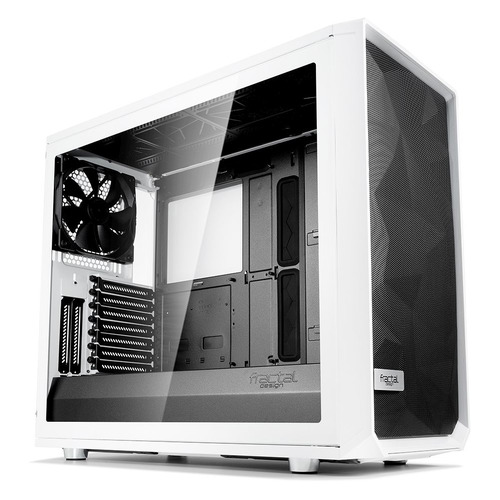 

Корпус E-ATX Fractal Design Meshify S2 White TG, Midi-Tower, без БП, белый [fd-ca-mesh-s2-wt-tgc], Meshify S2 White TG