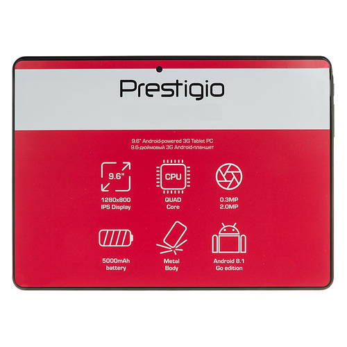 

Планшет PRESTIGIO Wize 9.6 3G, 1GB, 8GB, 3G, Android 8.1 черный
