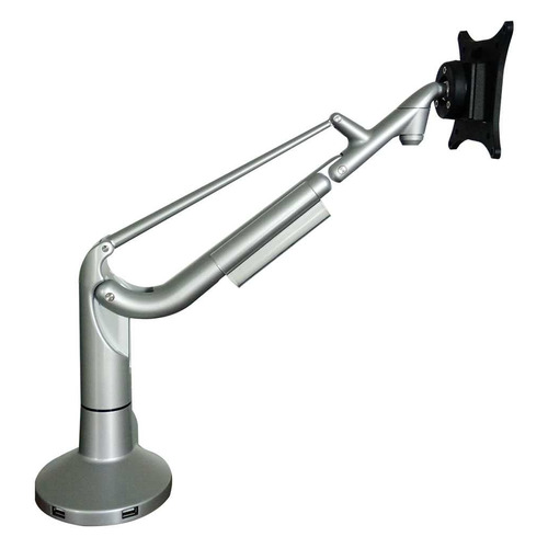 

Кронштейн для мониторов ЖК Kromax OFFICE S2 серебристый 15"-32" макс.11кг настольный поворот и накло