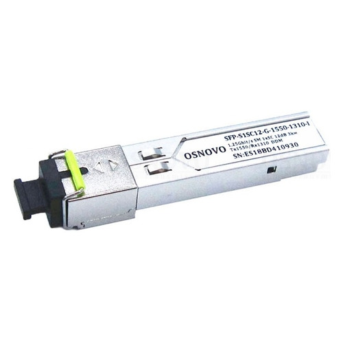 

Модуль OSNOVO SFP-S1SC12-G-1550-1310-I, SFP-S1SC12-G-1550-1310-I