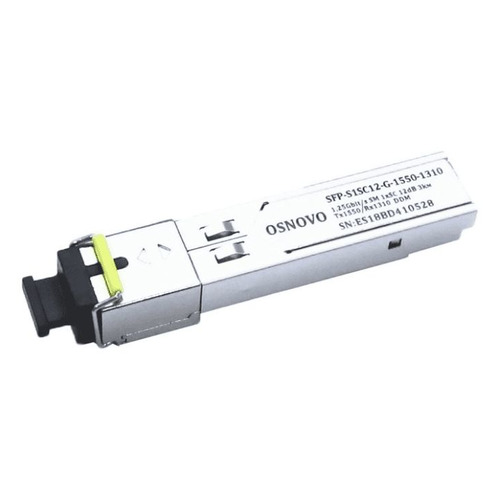 

Модуль OSNOVO SFP-S1SC12-G-1550-1310, желтый, SFP-S1SC12-G-1550-1310