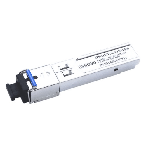 

Модуль OSNOVO SFP-S1SC12-G-1310-1550, SFP-S1SC12-G-1310-1550